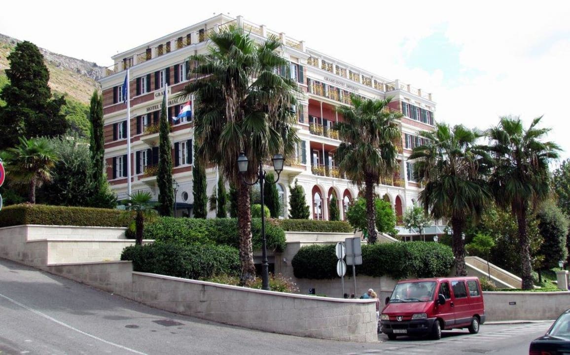 View from road Hilton Imperial Dubrovnik