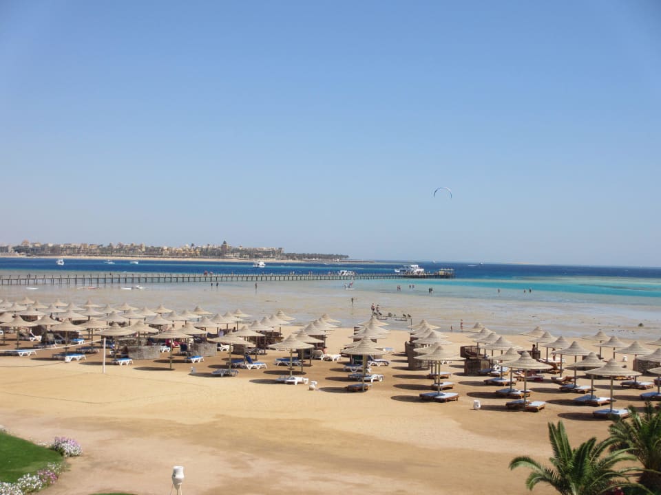 Strandansicht von oben Stella Garden Resort & Spa, Makadi Bay