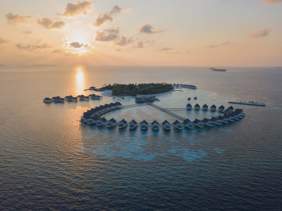 Außenansicht Machchafushi Island Resort & Spa Maldives, The Centara Collection