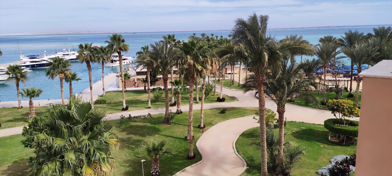 Ausblick Continental Hotel Hurghada