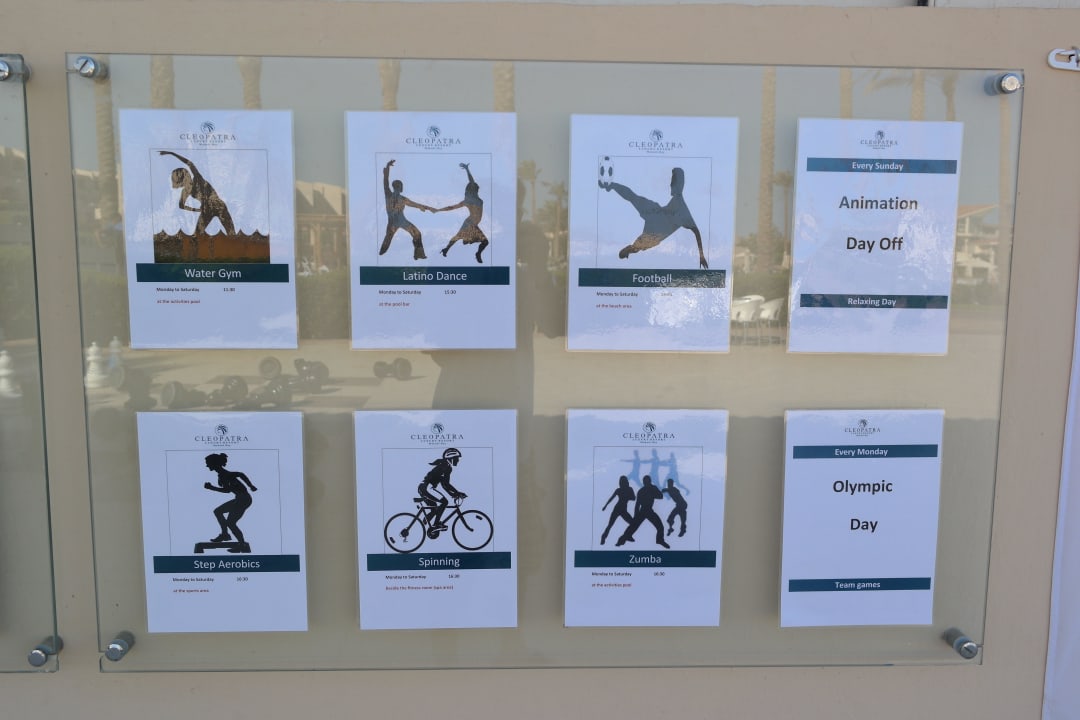 Programm Cleopatra Luxury Resort Makadi Bay