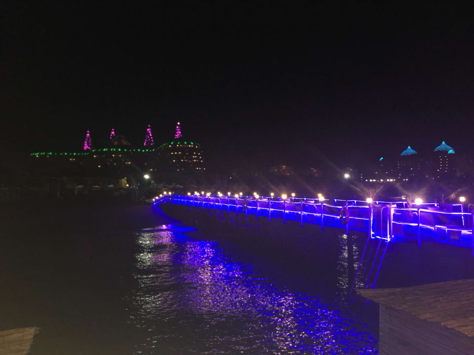 Strand in der Nacht Hotel Delphin Imperial