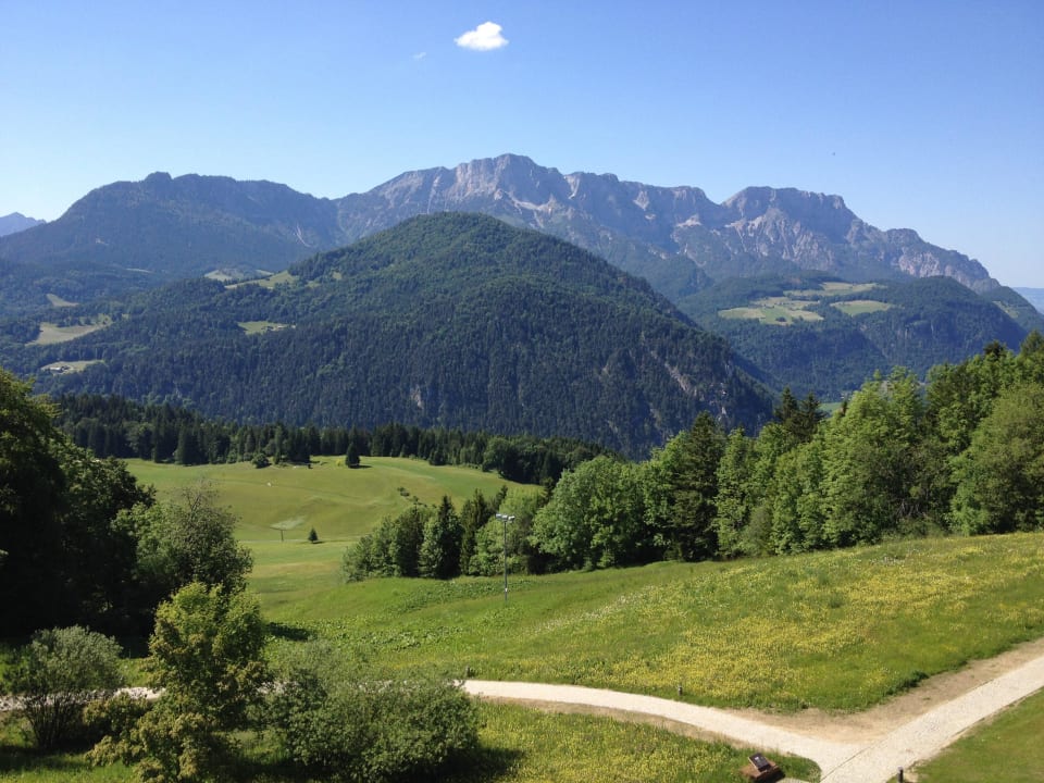 Blick aus dem Zimmer Kempinski Hotel Berchtesgaden