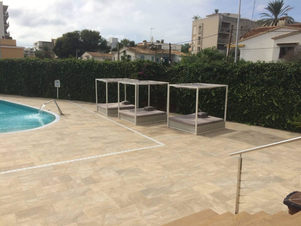 Schöne Relaxliegen Hotel Vista Odin