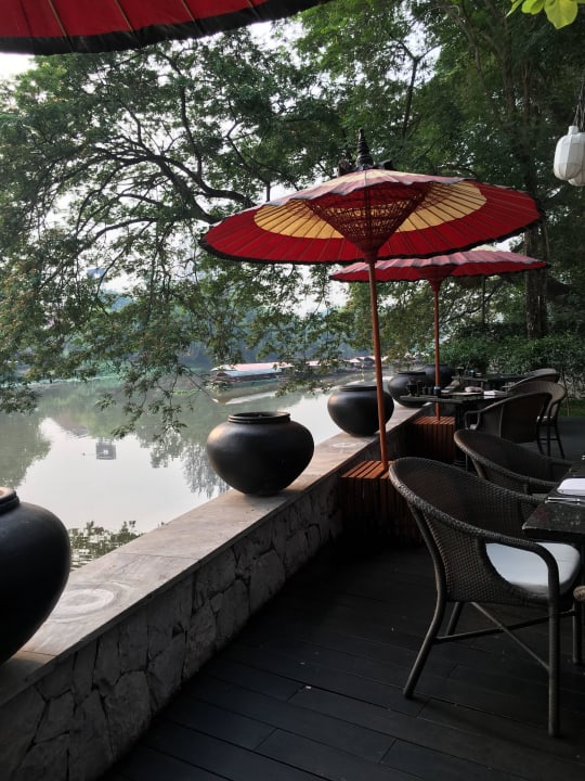 Frühstücksterasse Anantara Chiang Mai Resort