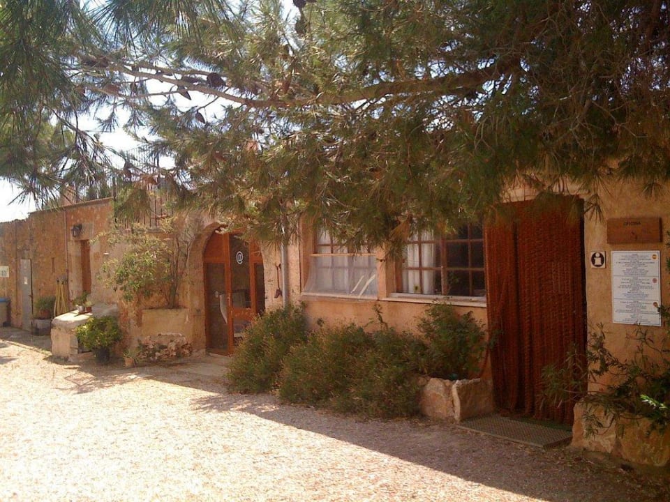 Hof mit Eingang zum Appartement Finca sa Canova