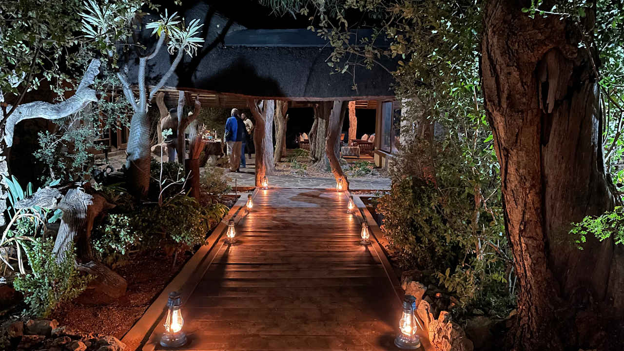 Gartenanlage Rhulani Safari Lodge