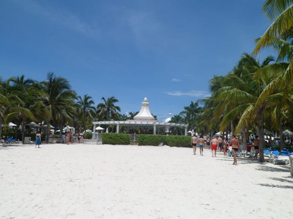 Blick vom Strand Hotel Riu Palace Riviera Maya
