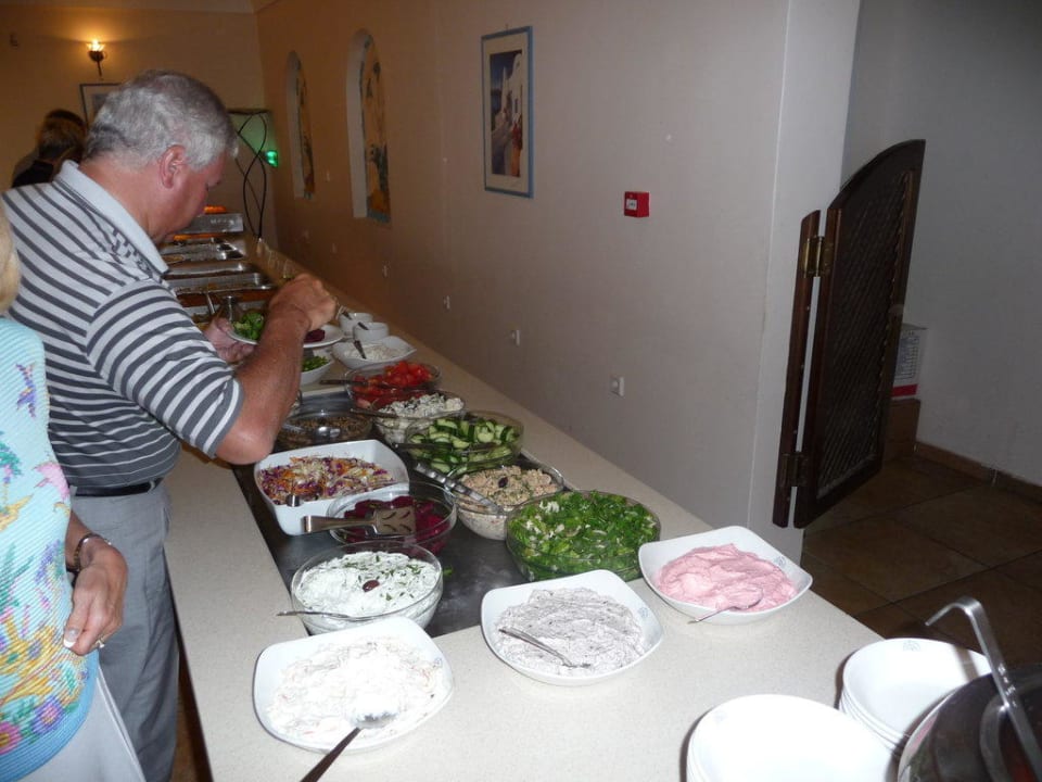 Blick aufs Buffet Hotel Santo MiraMare Resort