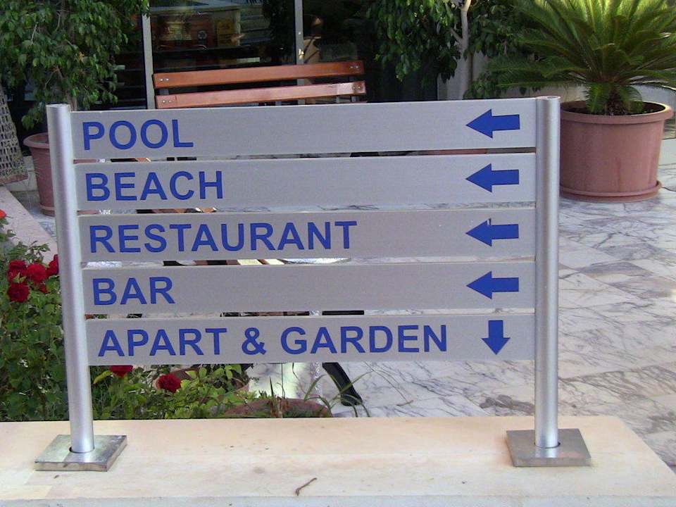 Wegweiser Hotel Sirma