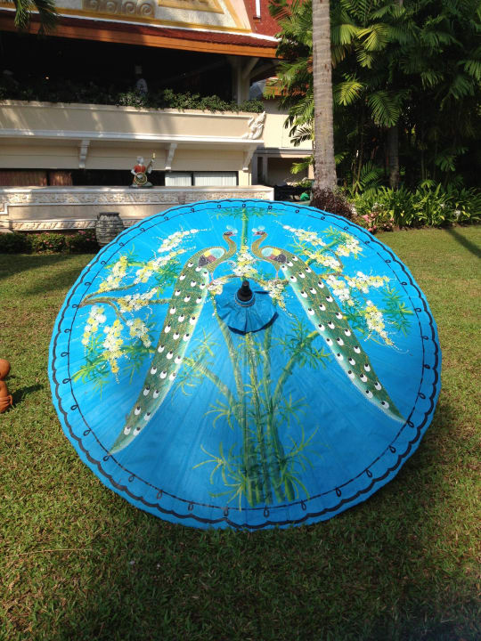 Sonnenschirm aus Papier Santhiya Tree Koh Chang Resort