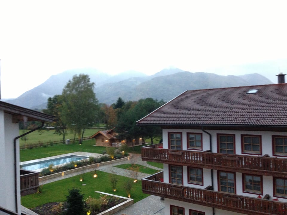 Blick aus dem Zimmer Das Achental Resort