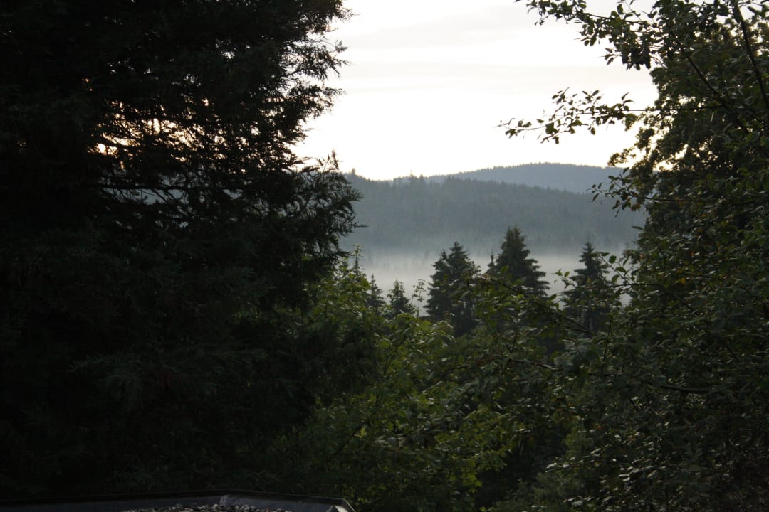 Blick vom Balkon Hotel Tannhof