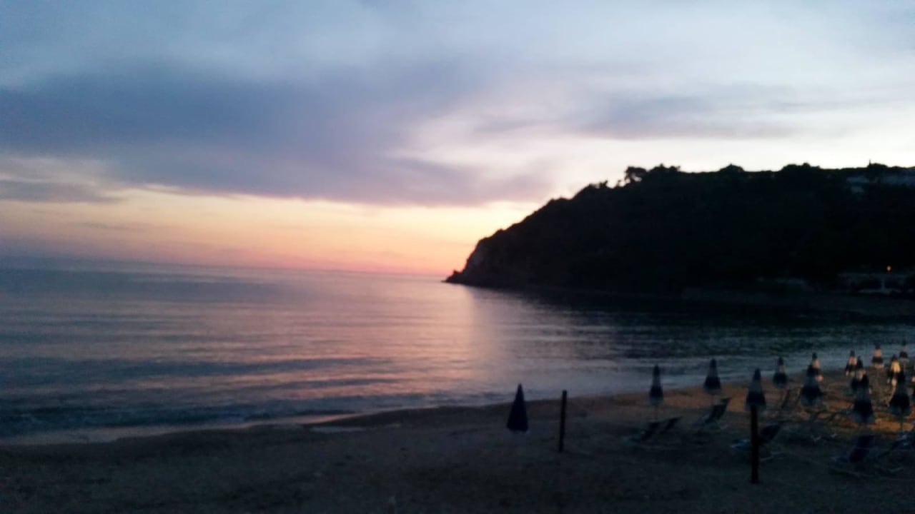 Sonnenuntergang am Strand,einfach Traumhaft Villaggio Baia d'Ercole
