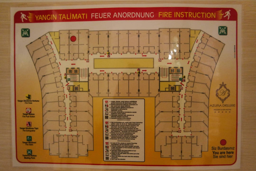 Zimmerübersicht des Hotels Azura Deluxe Resort & Spa Hotel