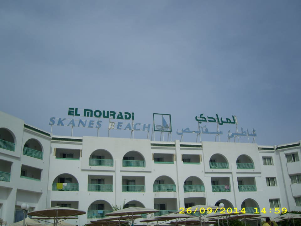 Von meiner Liege Hotel El Mouradi Skanes Beach