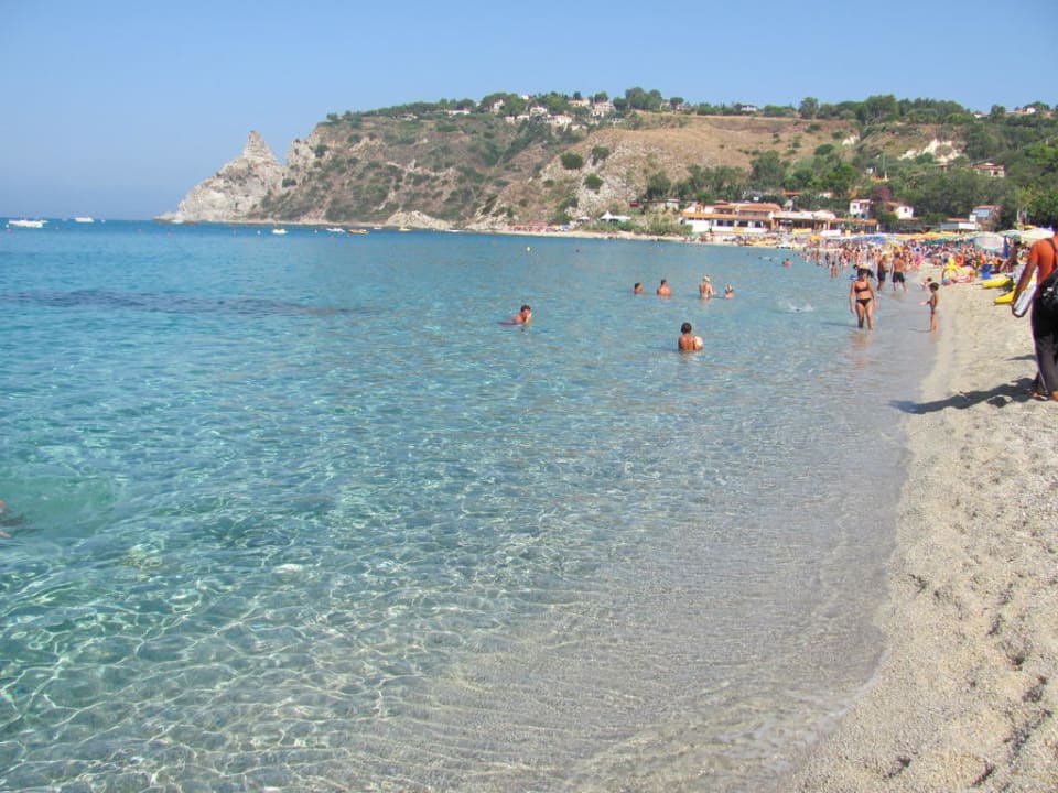 Grotticelle Strand, Bereich der Residence  Hotel Residence Santa Monica