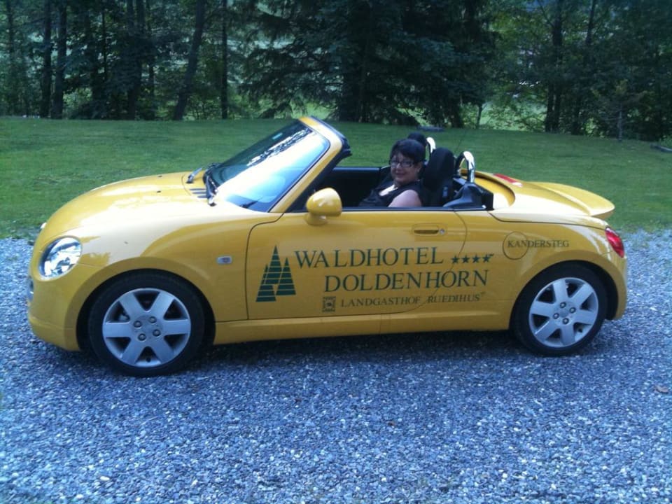 Unser Miet-Cabrio Waldhotel Doldenhorn & Landgasthof Ruedihus