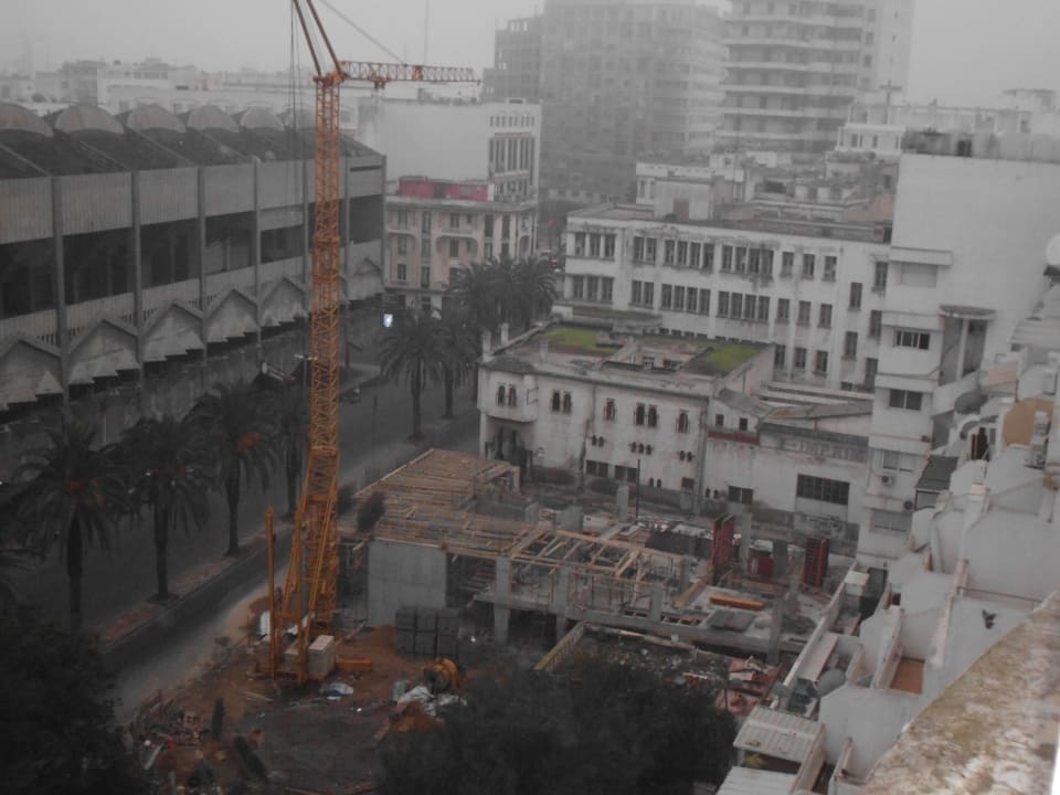 Blick vom Balkon im 8. Stock Hotel Diwan
