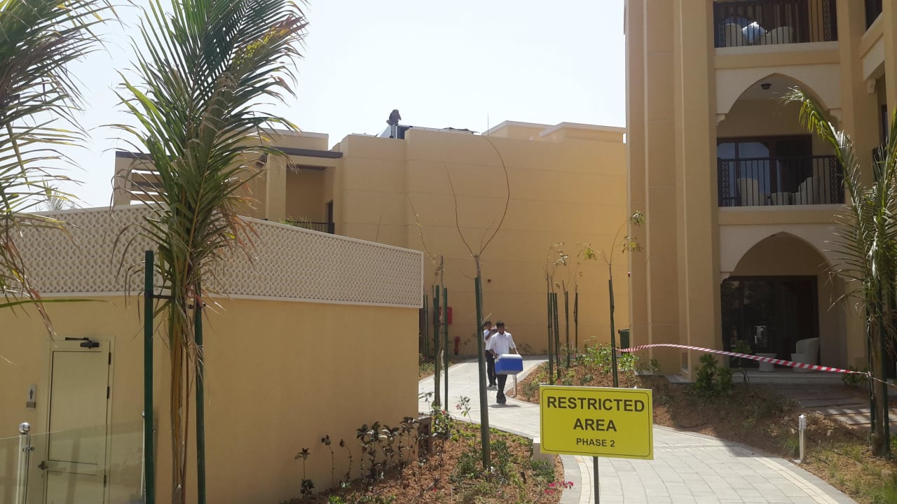 Und noch eine Baustelle DoubleTree by Hilton Resort & Spa Marjan Island