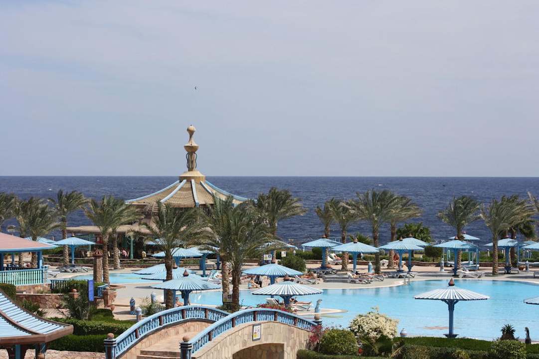 Der große Pool Dreams Beach Resort Marsa Alam