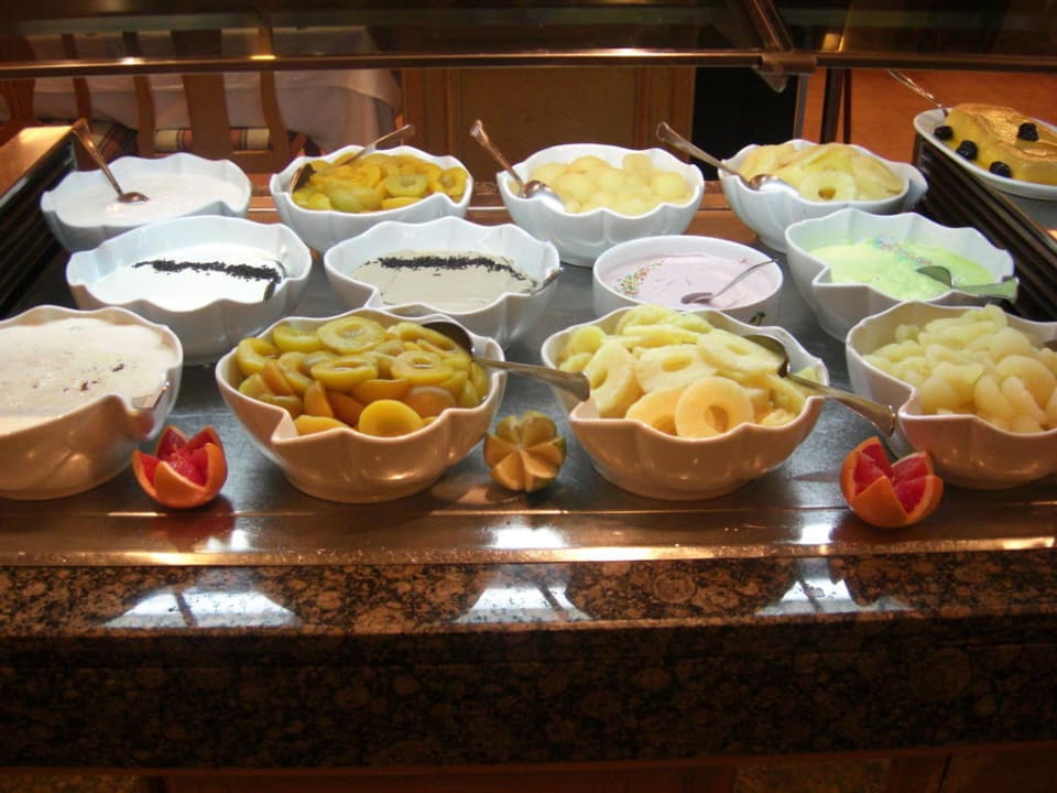 Obst und Cremes Hotel Riu Paraiso Lanzarote