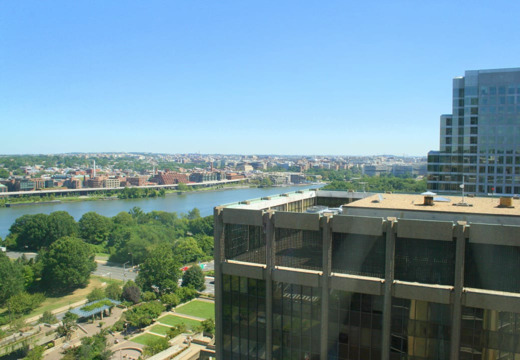 Ausblick aus dem Restaurant Hotel Holiday Inn Rosslyn at Key Bridge
