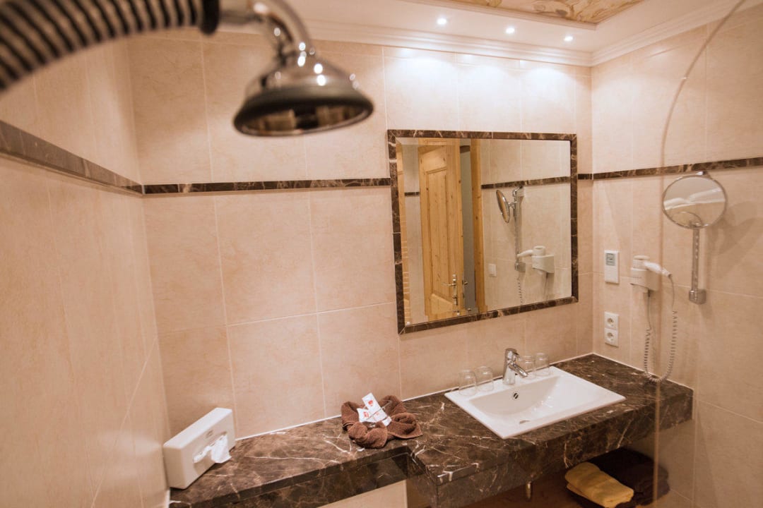 Badezimmer Alpenappart Rimlhof