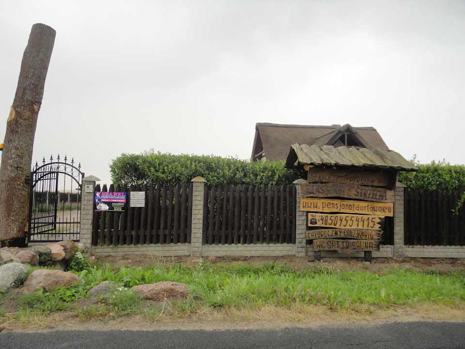 Tablica Pension Pod Strzechą