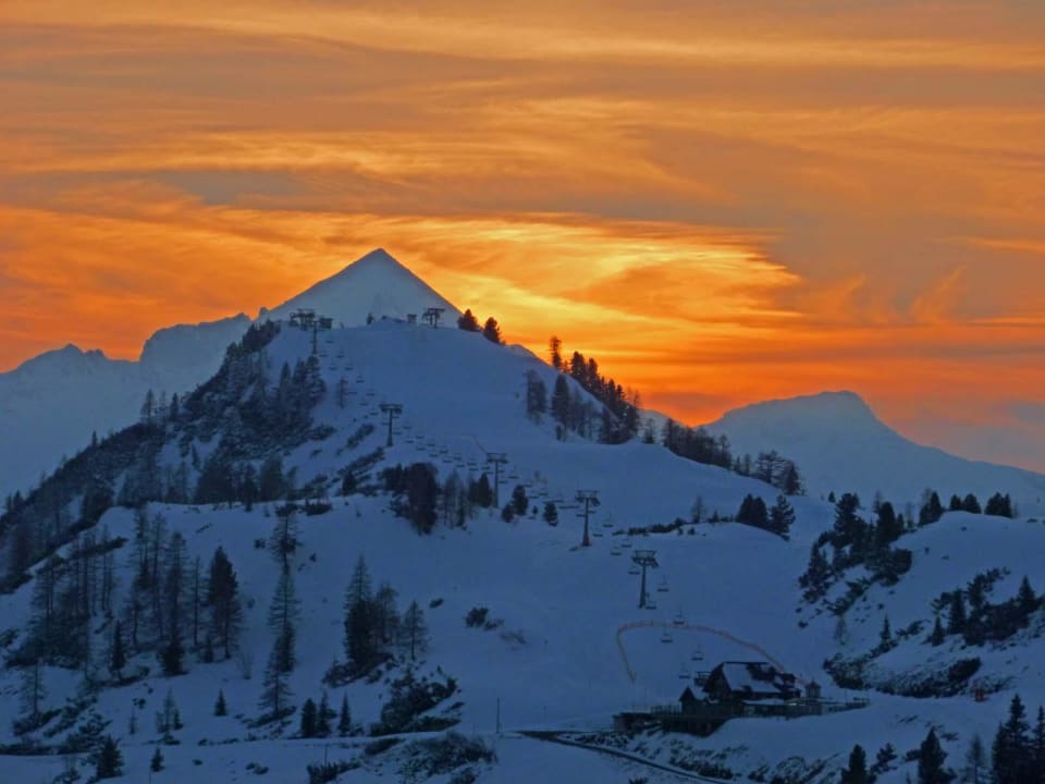 Sonnenuntergang Hotel Snowwhite