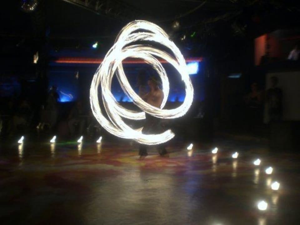 Fire Show Aladdin Beach Resort