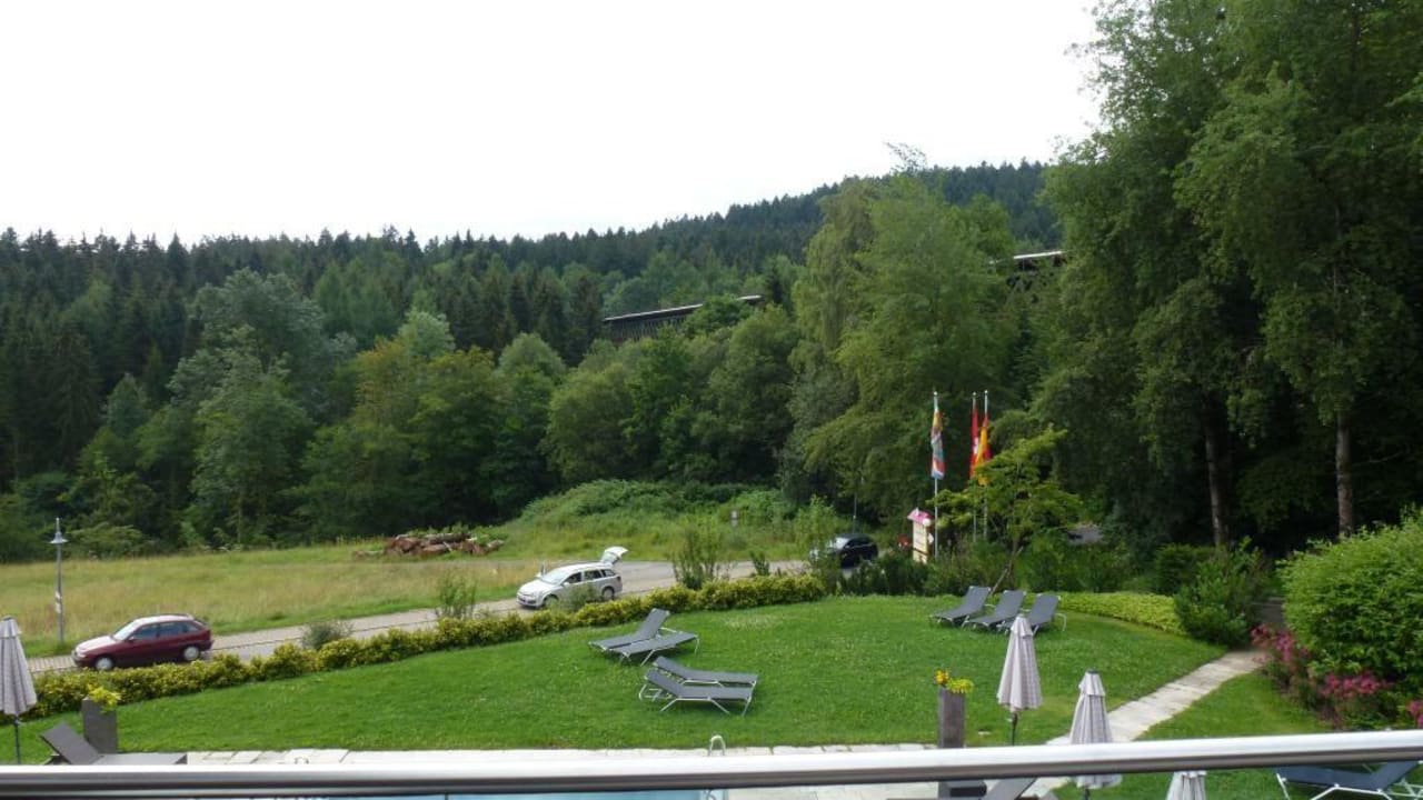 Blick von der Terrasse Hotel Lauterbad