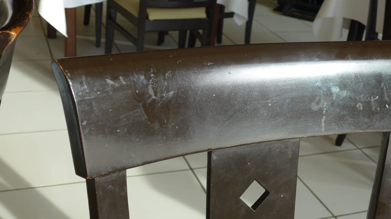 Stuhllehne im Restaurant Mahdia Palace Thalasso