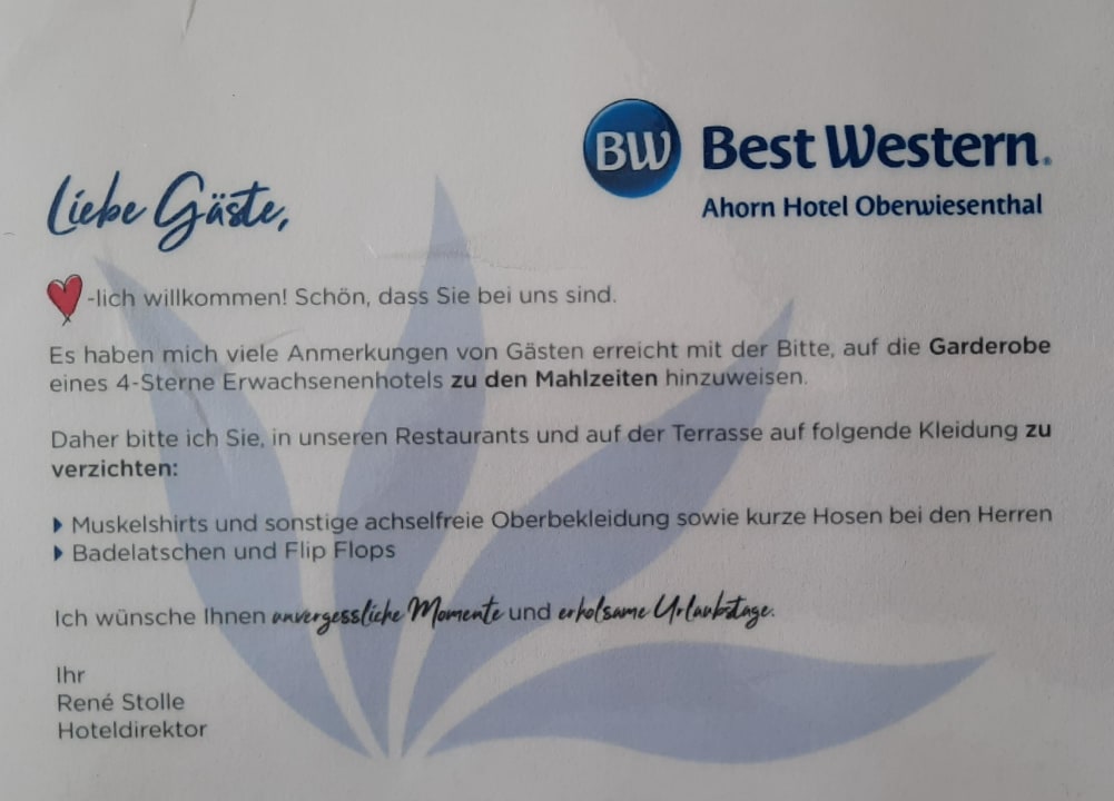 Sonstiges Best Western Ahorn Hotel Oberwiesenthal - Adults only