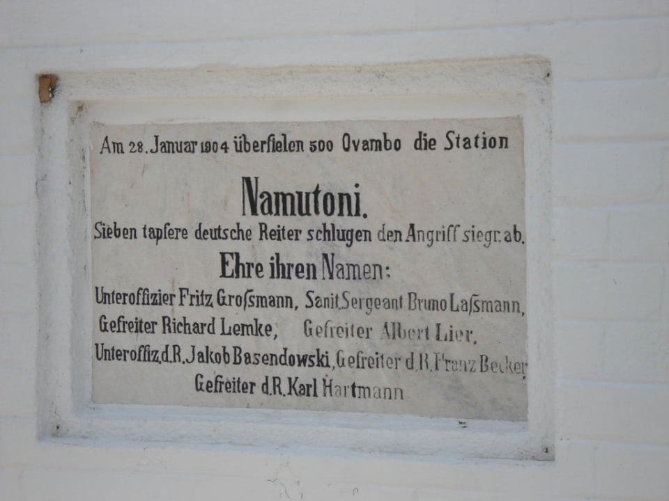 Information zur Geschichte des Fort´s Namutoni Resort