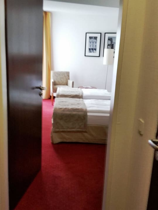 Vom Flur aus Hotel Aquis Grana City