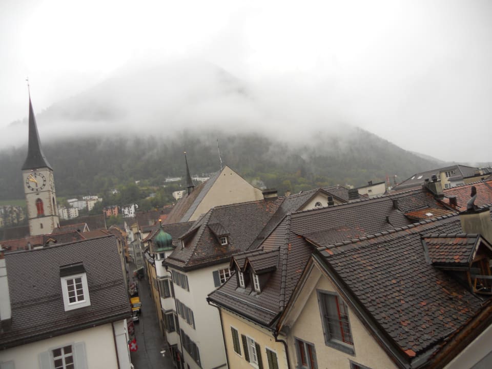 Blick aus dem Fenster Ambiente Hotel Freieck