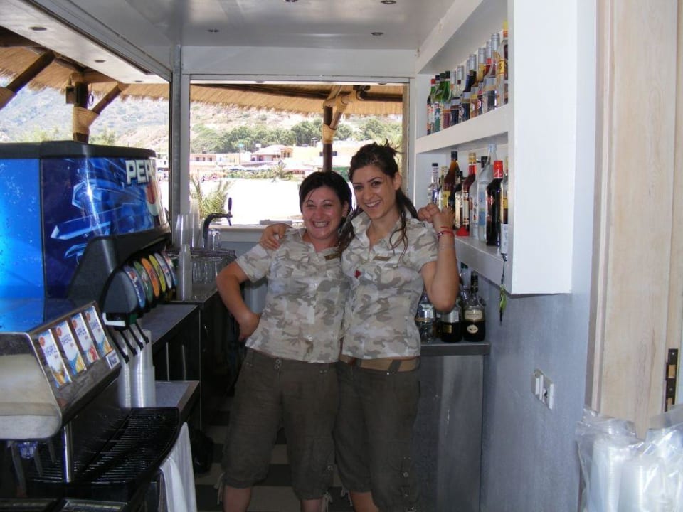 Top Team an der Beach Bar Fodele Beach & Water Park Holiday Resort