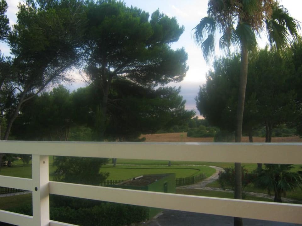 Vom Balkon - kein Poolblick, aber schön angelegt Hotel Exagon Park