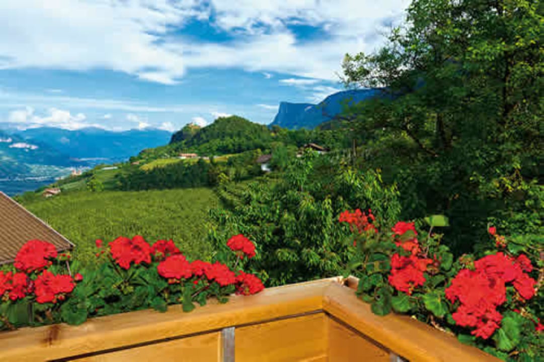 Ausblick aufs Etschtal Gasthof Falger