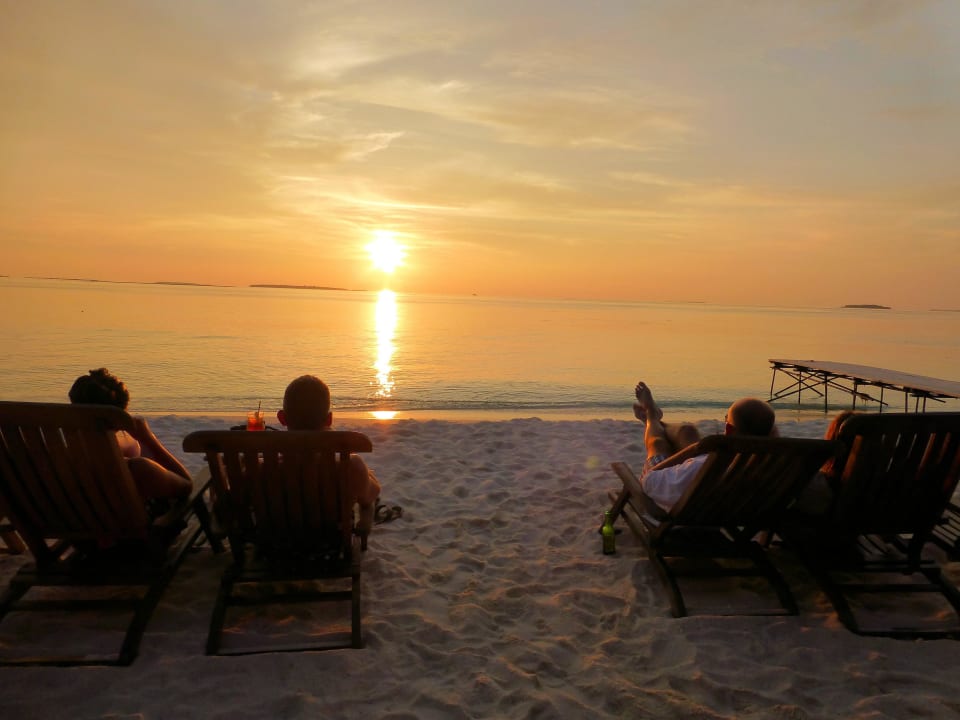 View from the sunset bar NH Collection Maldives Reethi Resort