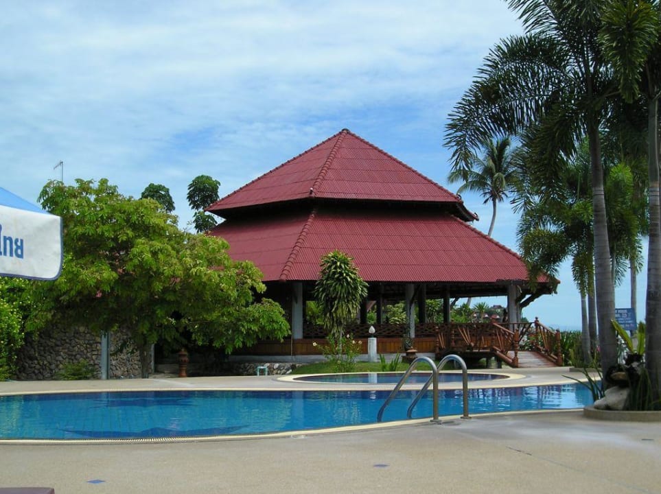 Restaurand und Pool Long Bay Resort Koh Phangan