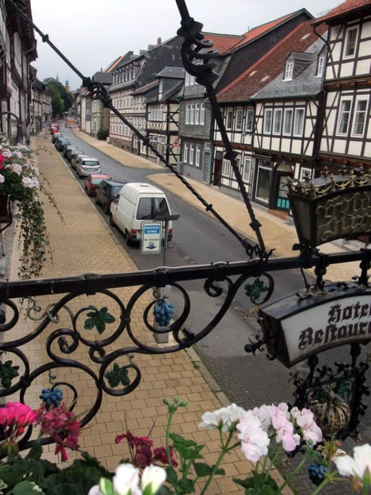 Blick aus dem Fenster Hotel Goldene Krone