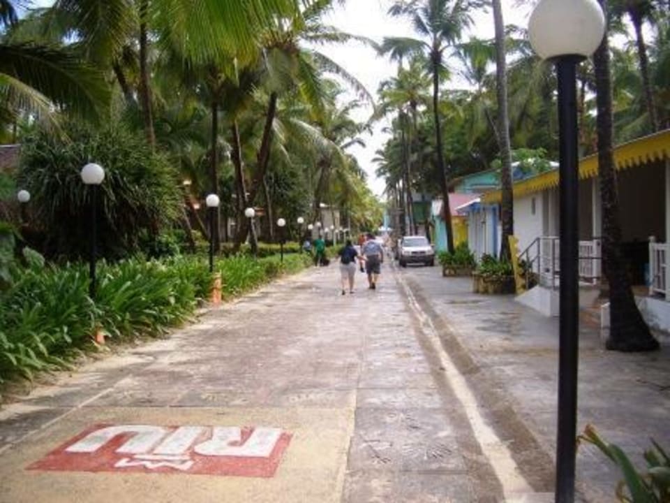 Eingang Karibische Straße Hotel Riu Palace Punta Cana