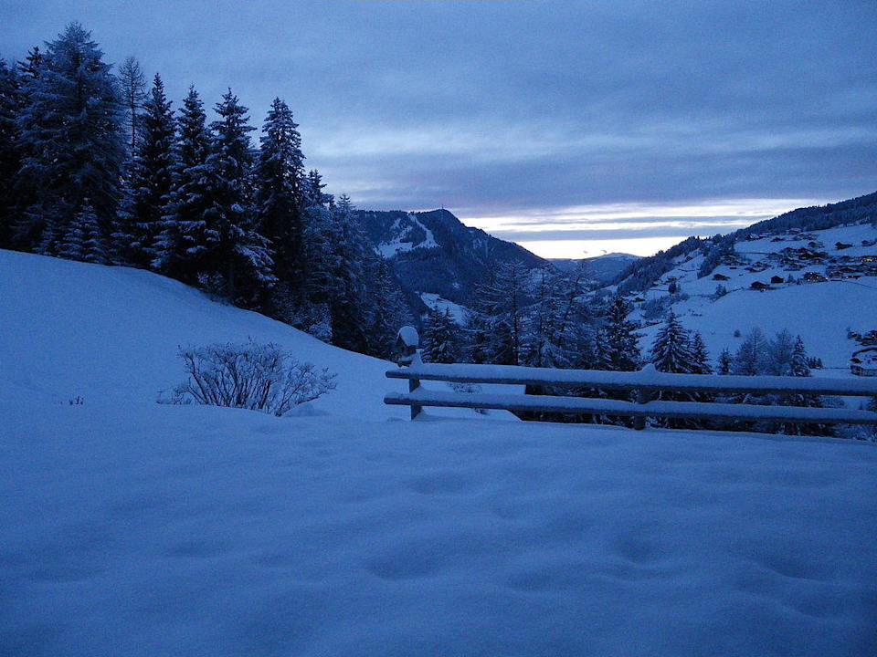 Blick ins Tal Mountain Chalet Pra Ronch