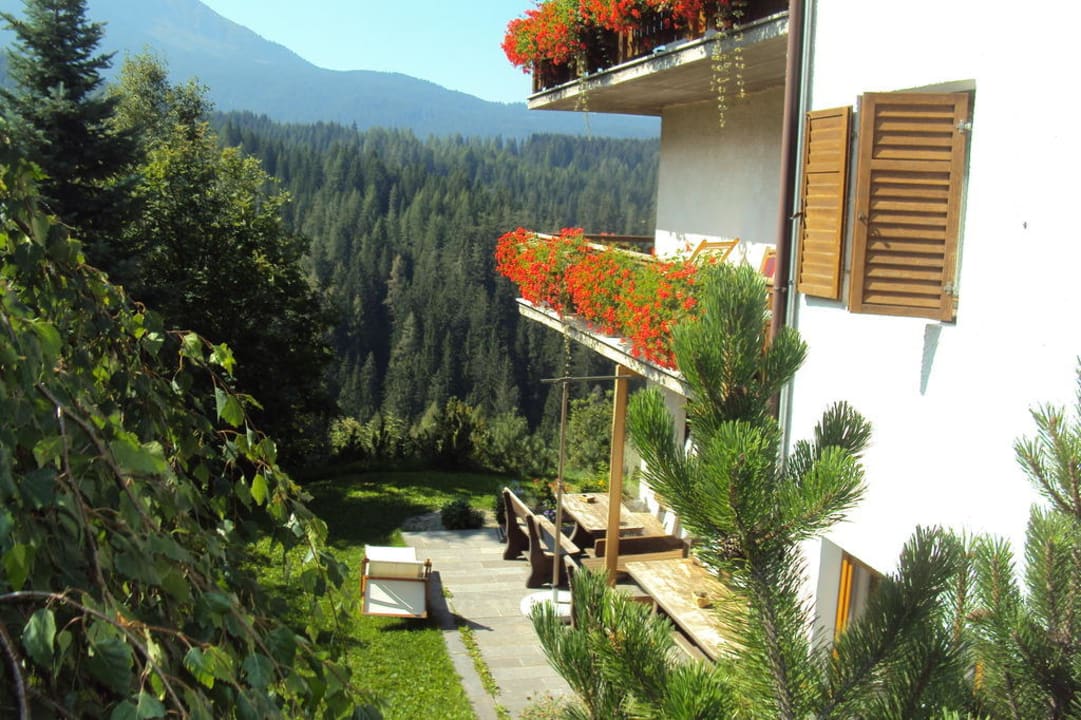 Das Haus von der Gartenseite Kräuterhotel Zischghof