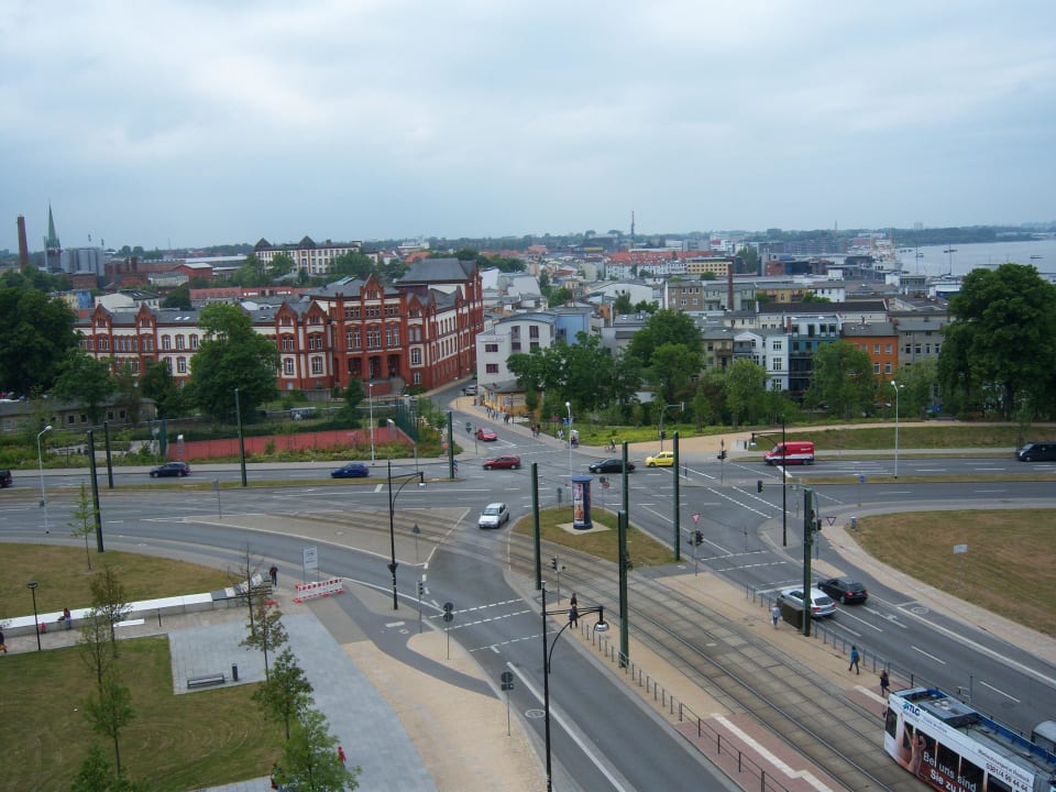 Blick vom Zimmer ScanHotels City Rostock