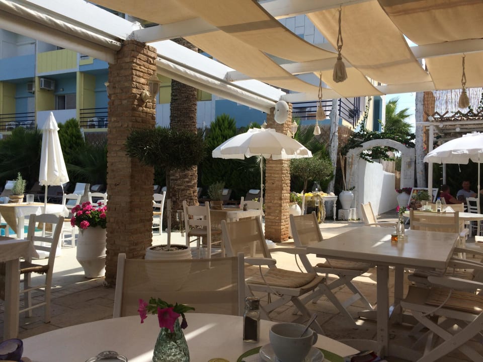 Cafébereich Drossia Palms Hotel - Apartments