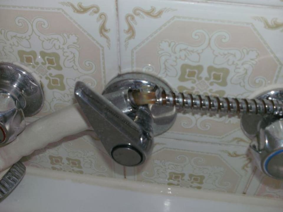 Badezimmer Hotel Al Cavallino Bianco