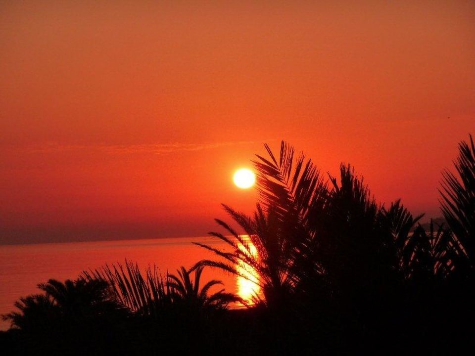 Sonnenaufgang vom Balkon Calimera One Resort Jockey